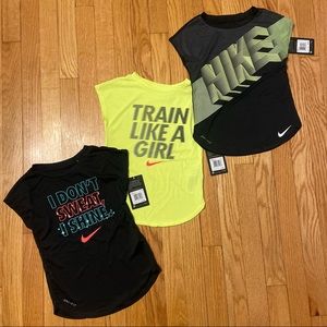 NWT Nike girls tshirt bundle